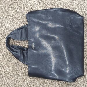 Vince Camuto Asti saffiano black leather tote